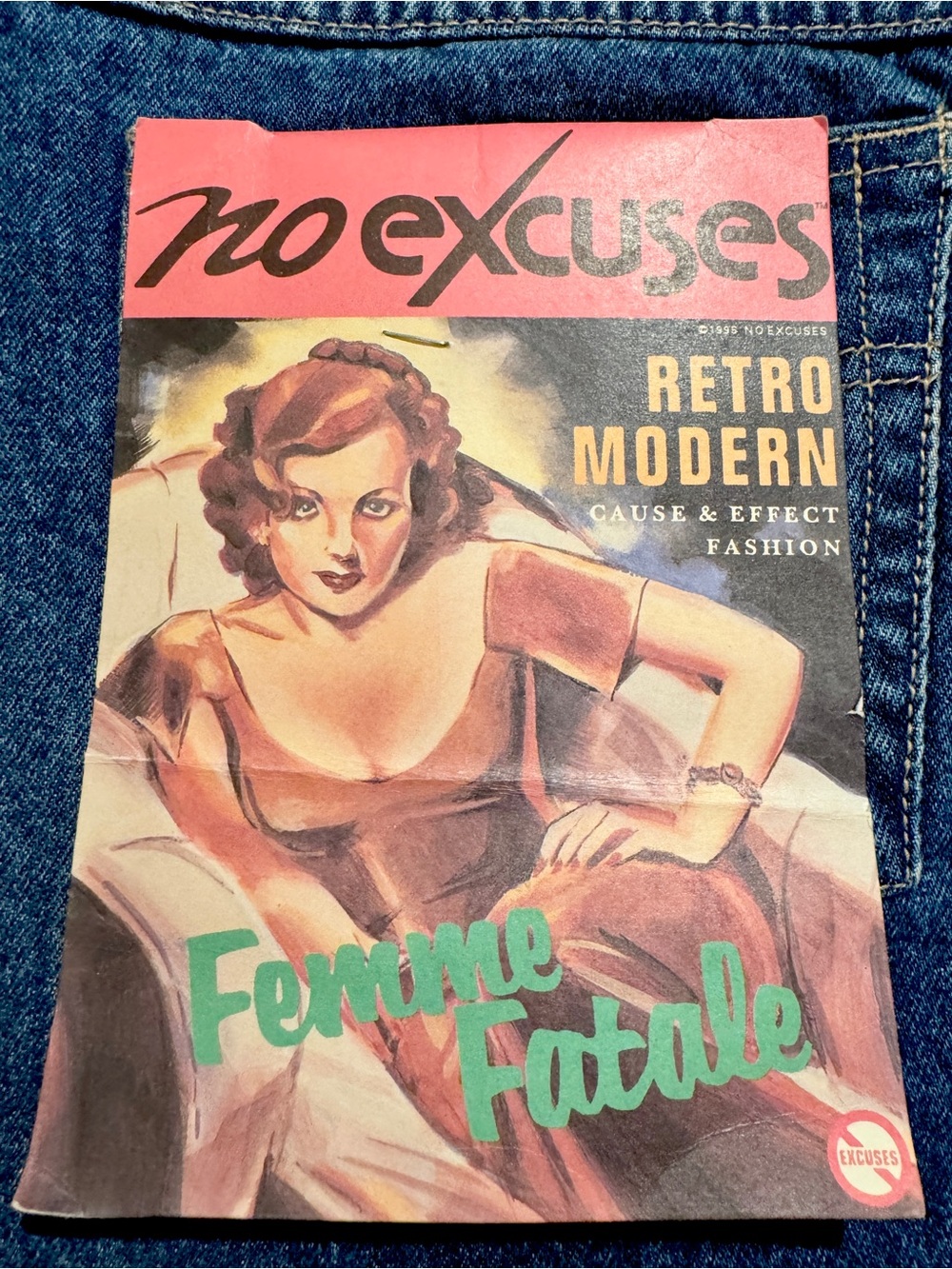 Vintage No Excuses Femme Fatale Relaxed Fit Jeans NEW